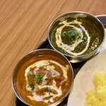 デヴィ - 2種カレーランチセット1050円