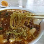 ひかまな - マーボラーメンの麺