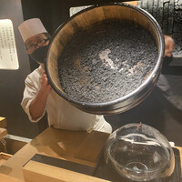 麻布 黒しゃり - 