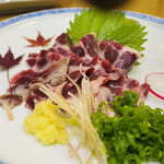 なる美寿司 - 鯨　希少部位　アゴ下の肉