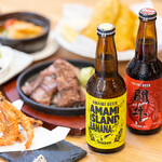 奄美大島料理 かめ - 奄美の地ビール、島ばななビール、長命草ビール、純黒糖ビール