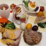 シェラトン都ホテル東京 - イースターブッフェのお料理