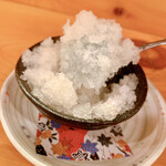 手酌割烹 てら田 - シィクァサーのシャーベット