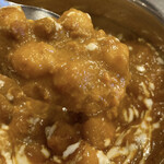 マイガーデン - キーマ豆カレーのアップ