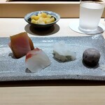 鮨 西崎 - 造り＆きぬかつぎ