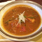 タゴール - バニールサブジ（カッテージチーズと野菜のカレー）