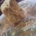 一品料理・中華そば 直ちゃん本店 - （2013.05）中華そば～麺リフト