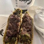 一〇八抹茶茶廊 ふかや花園プレミアム・アウトレット店 - 抹茶今川焼き　こしあん　180円＋tax  餡がたっぷり❤️