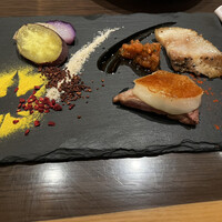 ブッフェアンドカフェ スロープサイドダイナー ザクロ - 鉄板焼　イベリコ豚、仔羊