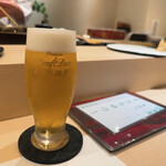 Sushi Jinsei - プレミアム生ビール塾撰 1100円