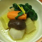 日本料理　呉濤 - 椀物 「 カレイと野菜のオランダ煮 」