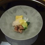 日本料理　呉濤 - 「ホタルイカとわけぎの酢味噌和え」