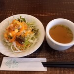 キッチンバル さんりんしゃ - サラダとスープ