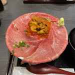 吉祥寺 肉ドレス海鮮丼 - 