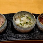 沼津魚がし鮨 - 三品珍味小鉢