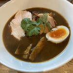 麺屋 一八 - 和風カレーらーめん　タンドリーチキン&鶏ハム入り