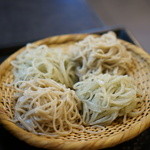 松翁 - 二色もり1050円（紫蘇切り）