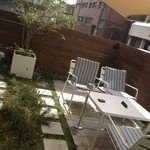 タジマコーヒー - テラス席