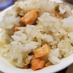 Rock’anDo - スモークサーモンとオリーブの炊込みご飯