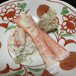 鮨よし - ズワイガニ   毛ガニと全く違う味  カニ味噌最高