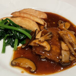 中国料理 四川 - ミニステーキ、木の子ソース