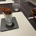 カツレツMATUMURA - カツに使用されるパン粉とパルミジャーノのサブレ