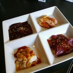 米澤牛DINING べこや - 和牛内臓四点盛り