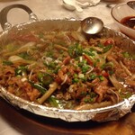 川菜館 - 牛肉の黒胡椒鉄板焼き