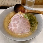 Kasu Ramen Momokichi - かすラーメン（味噌） @880円也。