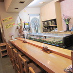 新寿し - 新寿しの店内