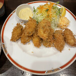 洋食SAEKI - 広島産カキフライ（アップ）