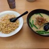 紅莉園 - ラーメンセット(豚骨台湾ラーメン、炒飯)