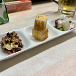 がばちょ - セット/アテ3品+ドリンク1杯（500円）