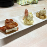 がばちょ - セット/アテ3品+ドリンク1杯（500円）