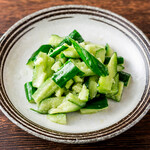 Seared cucumber