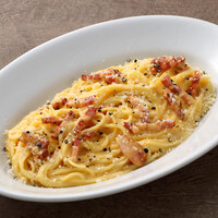 パンチェッタのスパゲティ　カルボナーラ