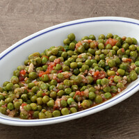 グリーンピースの煮込み