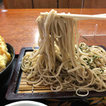 Sannomiya - ざる蕎麦リフト。いい風味に適度なコシで美味しいお蕎麦です。