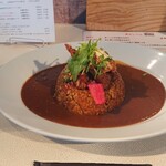 太陽カレー - 徳島産ハモと広島産かきとエビのミックスフライカレー ライス特大400ｇ+ルゥ増 辛さ ちょい辛