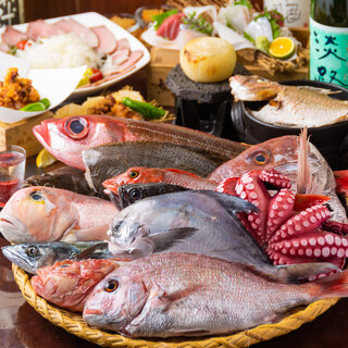 Specialty dish ``Fresh Fish Shower'' Cook your favorite fish in your favorite way.