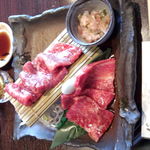 米沢牛焼肉 仔虎 - 上焼肉定食（お肉）