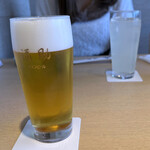 Sushidokoro Ginza Fukusuke - 生ビール レモンサワー 