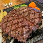 ステーキガスト - ★みすじステーキ約200g（1759円税込）カレー&サラダバーセット（599円税込）大粒カキフライ（2個・385円税込）セットドリンクバー（クーポン使用・142円税込）★