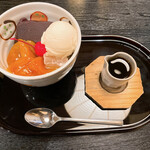 いり江 - 杏クリームあんみつ