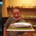 日本料理 たかむら - お土産用の棒鯖鮨