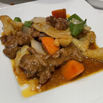 中国料理 四川 - 牛肉のカレー炒め