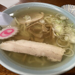 まるQ - 和風ラーメン　私　ほんのりスープが甘く感じられる美味しい。
