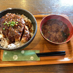 カフェナナ - 味噌カツ丼