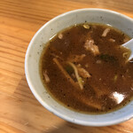 魂の中華そば - スープ割り（無料）