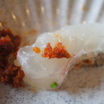 魚山人 - ゆず胡椒、本当に刺身に良く合う。